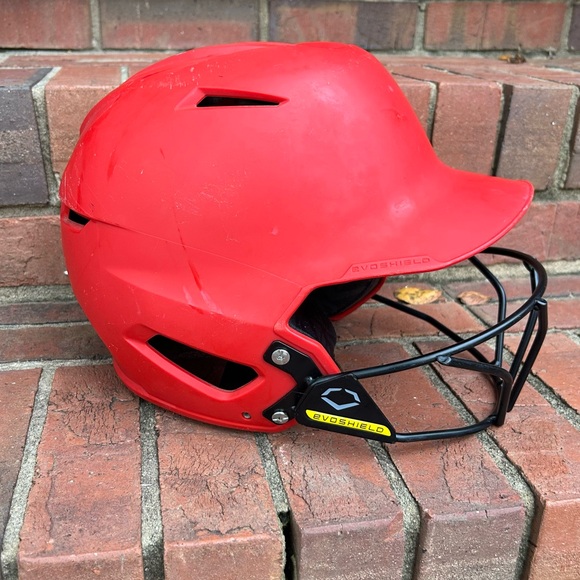 EVOSHIELD BATTING HELMET WITH FACE MASK - Picture 1 of 5